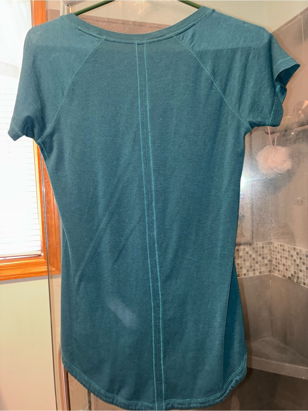 CALIA by Carrie Underwood Short Sleeve Athletic Tee in Teal Blue - Picture 4 of 4